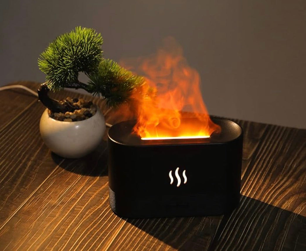NovaCalm™-diffuseur d'Arômes à Ultrasons - Effet Flamme | 180ml